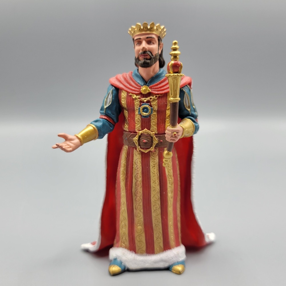 2010 Safari Limited Days of Old King Alfred Figure Toy 4.25" Collectible